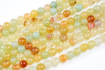 Natural Spring Grape Agate, High Quality in Round, 8-10mm Smooth Gemstone Beads