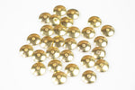 Gold Plated SOLID BRASS Saucer Roundel Beads All Sizes