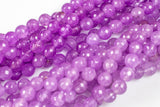 JADE Faceted Round 8mm Violet