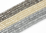 4mm 6mm 8mm 10mm Mystic Crystal color Rondelle-5 or 10 STRAND