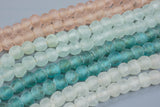 Natural Ethiopian African Glass Beads. 13-15mm. 20 inch strands. 20" Gemstone Beads