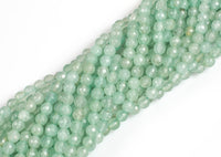 JADE Faceted Round 6mm GREEN