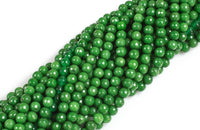 JADE Faceted Round 6mm GREEN