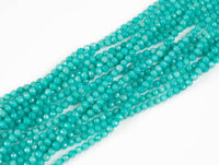 JADE Faceted Round 4mm Random -Full Strand 15.5 inch Strand AAA Quality
