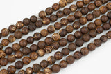 Natural Tree Bark Onyx, High Quality in Round, 6mm, 8mm, 10mm, 12mm AAA Quality Gemstone Beads