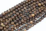 Natural Tree Bark Onyx, High Quality in Round, 6mm, 8mm, 10mm, 12mm AAA Quality Gemstone Beads