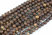 Natural Tree Bark Onyx, High Quality in Round, 6mm, 8mm, 10mm, 12mm AAA Quality Gemstone Beads