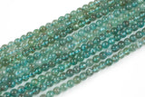 Natural Apatite- - 3.5-4mm Round High Quality, Full Strand Smooth Gemstone Beads