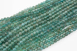 Natural Apatite- - 3.5-4mm Round High Quality, Full Strand Smooth Gemstone Beads