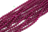 JADE Smooth Round 8mm Ruby