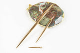Hammered Brass Spike in Gold...EXCLUSIVE ITEM