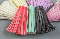 6 Pcs-- Suede TASSEL Tassles High Quality 6 pcs with seude loop- Jumbo Size