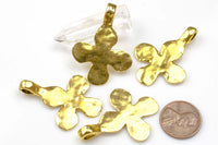 Gold Hammered Cross- Pendants- High Quality- 29*40mm- 1 piece per order-  Nice and Light