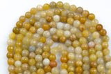 Natural 8mm- JADE Faceted Round- Single or Bulk- 15.5" - Yellow Jade -Full Strand 15.5 inch Strand AAA Quality Gemstone Beads