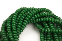 JADE Faceted Roundel- Emerald