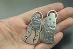 2 Virgin Mary Maria Charms Pendant 50mm 1294-8412