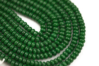 JADE Faceted Roundel- Emerald