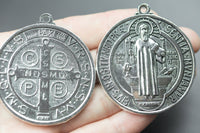 1 Saint Benedict Catholic Charms Pendant- 47mm- 1092-2034