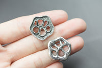 7 Paw Print Charms 23mm- 1094-9196