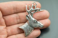 1 Deer Buck Elk Pewter Charms 34x54mm 1388-16865