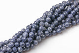 Natural Sapphire in full strands, Facetd Round- 5mm, 6mm, 8mm- Full 15.5 Inch strand AAA Quality Gemstone Beads