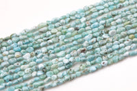 Natural Larimar Nugget Beads - Around 6x9mm in dimensions -16 Inch strand - Wholesale pricing Gemstone Beads