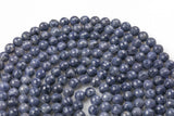 Natural Sapphire in full strands, Facetd Round- 5mm, 6mm, 8mm- Full 15.5 Inch strand AAA Quality Gemstone Beads