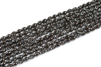 HEMATITE Beads. Skull 8*10mm and 6*8MM . Full Strand 16".