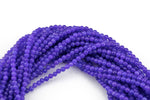 Blue Jade, High Quality in Smooth Round- 6mm, 8mm, 10mm, 12mm -Full Strand 15.5 inch Strand