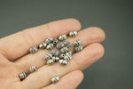 44 Barrel PEWTER SPACER BEADS 5x6mm 542-1026