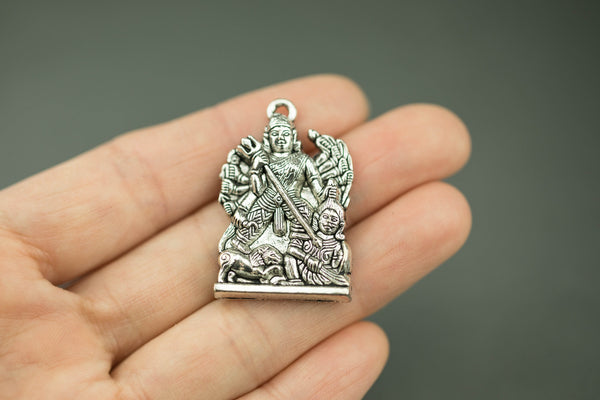 2 Budda Charms 32x23mm 684-16290