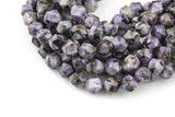 Natural Charorite- Hexagon Shape- Grade A High Quality- 8mm and 10mm- Full Strand 16" Gemstone Beads