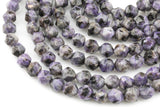 Natural Charorite- Hexagon Shape- Grade A High Quality- 8mm and 10mm- Full Strand 16" Gemstone Beads