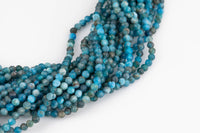 Natural Apatite Beads Full Strands-15.5 inches-2.5mm- Nice Size Hole- Diamond Cutting, High Facets-Nice and Sparkly-Faceted Round