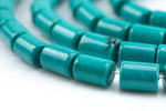 Natural Green Turquoise - Barrel Shape- 10*14mm - 28 Pieces- Special Shape- Full Strand- 16 Inches Gemstone Beads