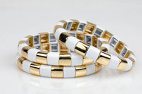 Large Stretchy Bracelet 7-7.5- Wholesale Pricing Enamel Beads-8mm