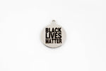 Black Lives Matter - Stainless Steel Charms - Laser Engraved Silver Tone - Bulk Pricing Font Bold