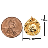 2pc Sun Bird Coin Pendant - 25x19mm Charm, Flower Pendant, 14k Gold  Charm, Nature Charm, Gold Disc, Gold Medallion, Flower Coin Charm