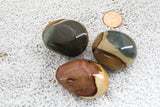 1 Pc Artistic Jasper Palm Stone- Assorted Size