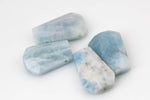 2 pcs NATURAL Nugget Teardrop Top Drilled- Aquamarine---Perfect for Jewelry--- 20x30mm