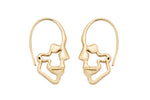 2 pcs Skull Earrings-  20x30mm