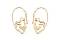 2 pcs Skull Earrings-  20x30mm