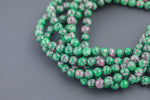 Emerald Green JADE Smooth Round -Full Strand 15.5 inch Strand AAA Quality- 8MM