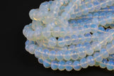Natural Opalite Quartz, High Quality in Faceted Rondelle 4mm, 6mm, 8mm, 10mm, 12mm Gemstone Beads