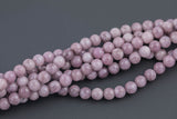 Phosphosiderite Jade, High Quality in Smooth Round-Full Strand 15.5 inch Strand AAA Quality- 8mm