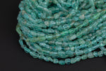 Natural Blue Apatite- Small Nuggets- Full Strands- 7x8mm or 10*12mm Gemstone Beads