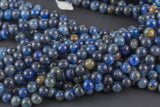 Natural Kyanite Beads,  Round, Full Strand  6mm, 8mm, 10mm  Smooth Gemstone Beads