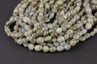 Natural Labradorite Nuggets Beads -16 Inch strand - Wholesale pricing AAA Quality- Full 16 inch strand Gemstone Beads