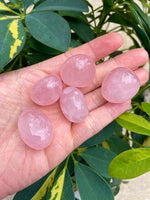 Rose Quartz Crystal (2" - 2.5") - Rose Quartz Stone - Rose Quartz tumbled stones - Rose Quartz - healing crystals and stones - AAA Quality