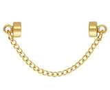 GOLD FILLED Magnetic Clasp With Safety Curb Chain- USA product- 1 Set per order- 4mm- 1420 Gold filled